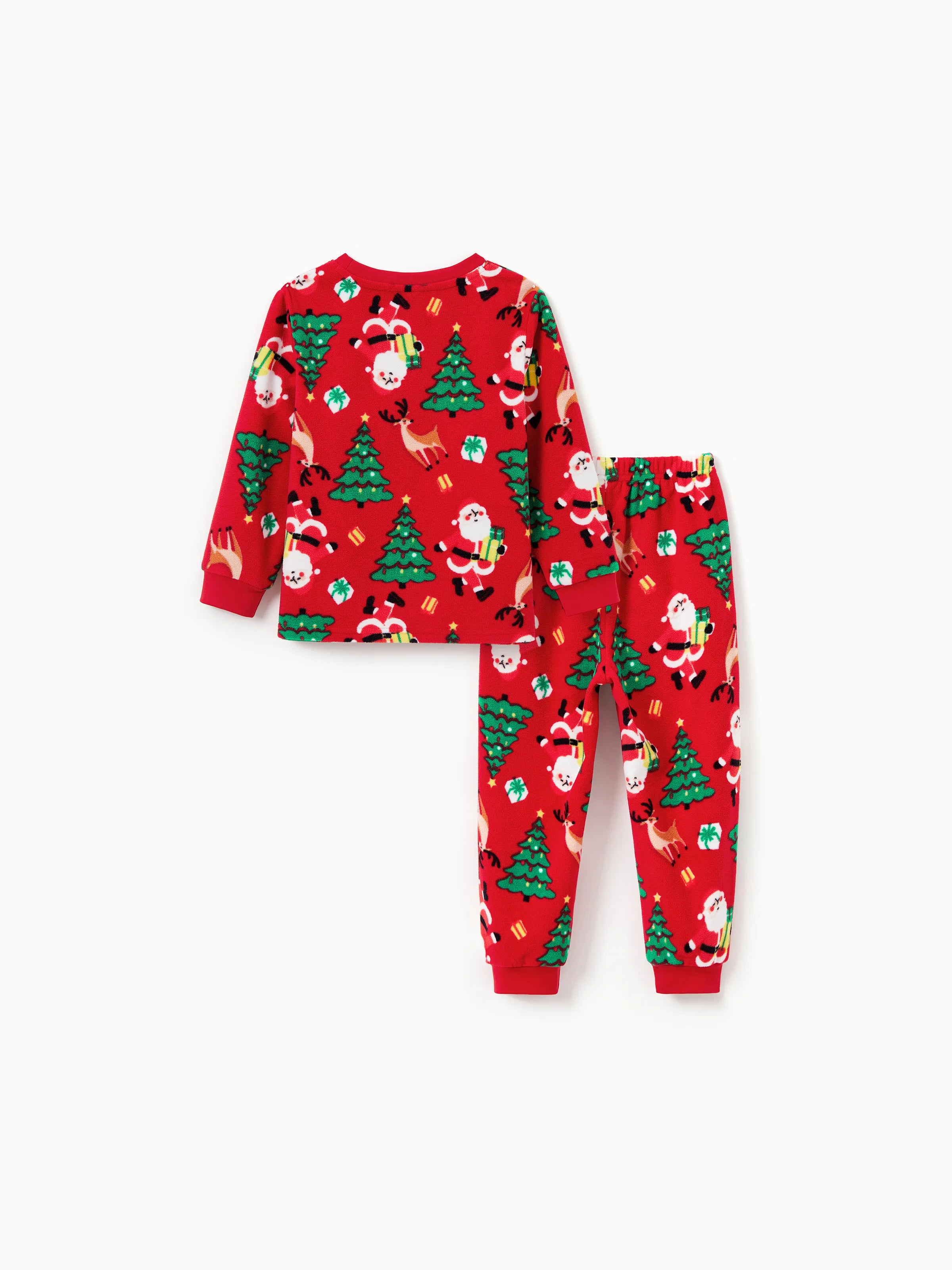 Christmas Matching Family Pajamas Set Santa Claus and Christmas Tree PJS