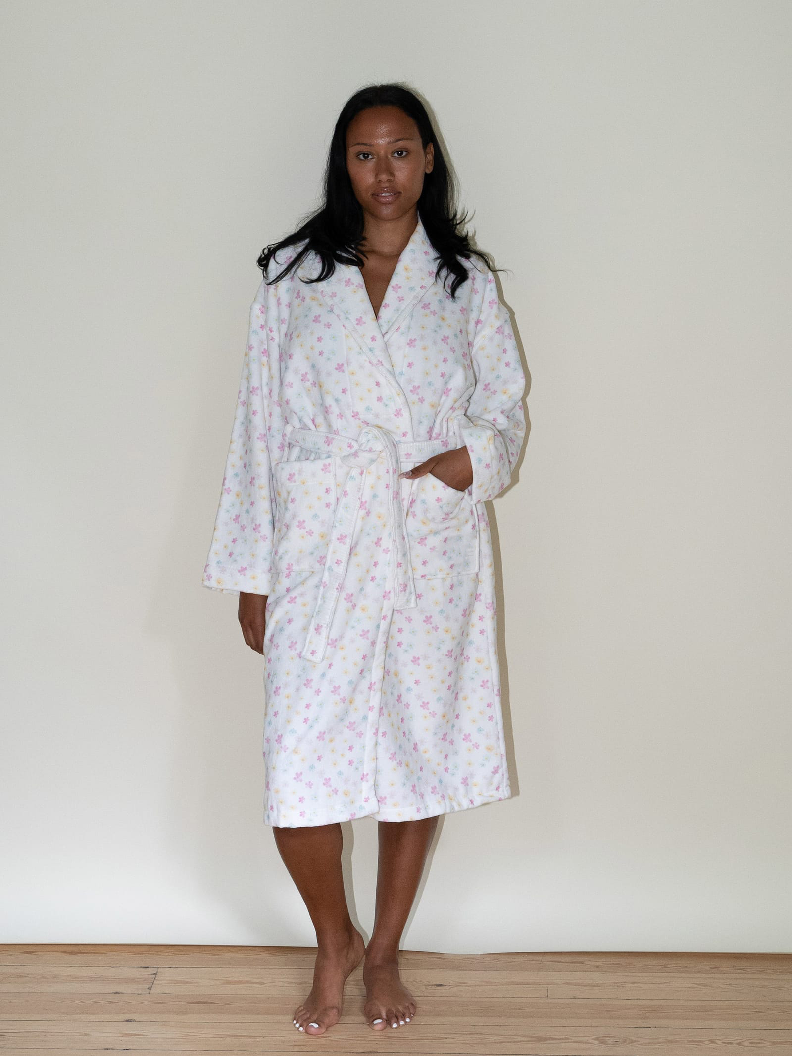 Summer Vibe Colorful Little Flower Robe 