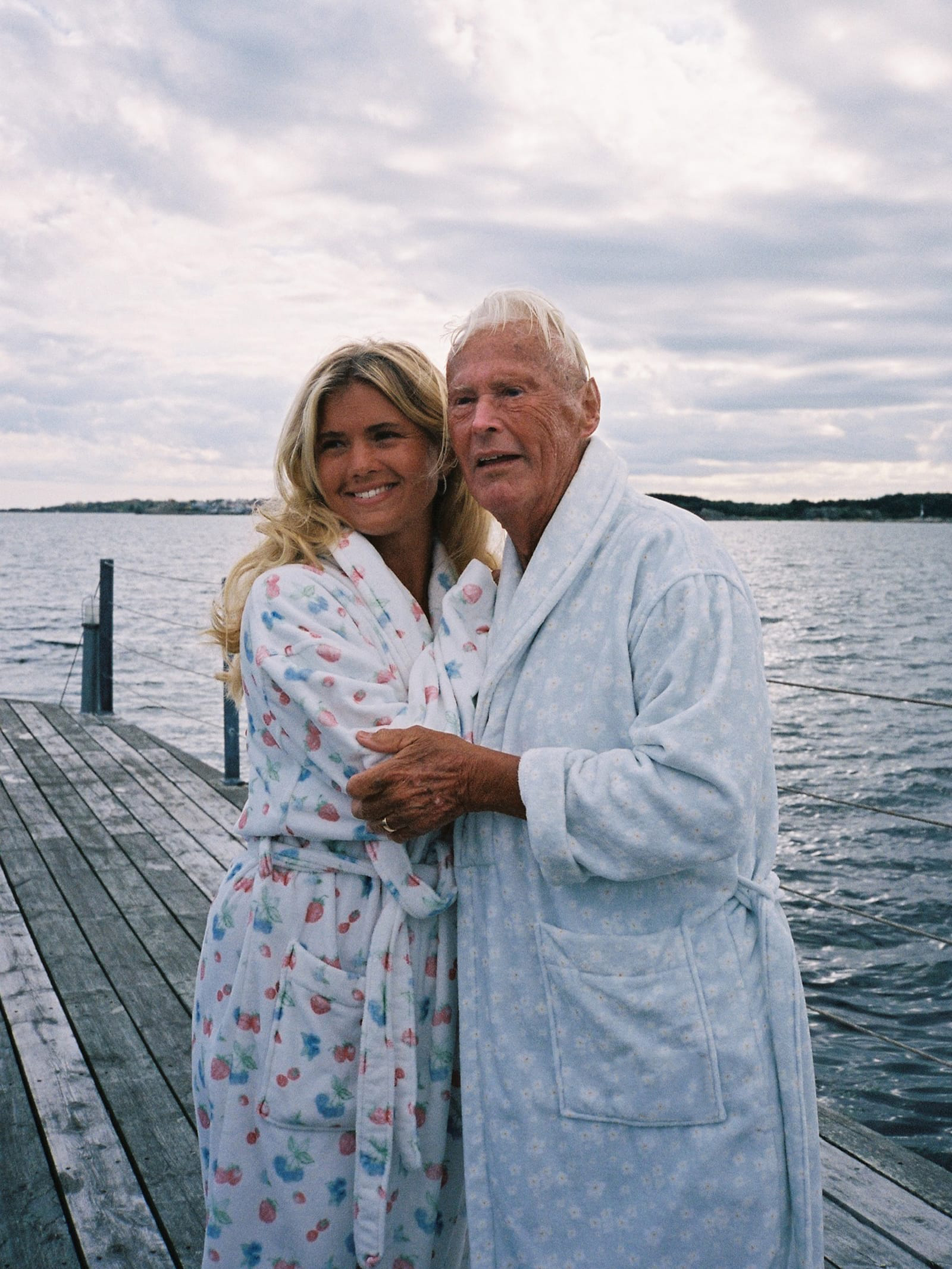 Dream Blue Little Flower Robe 