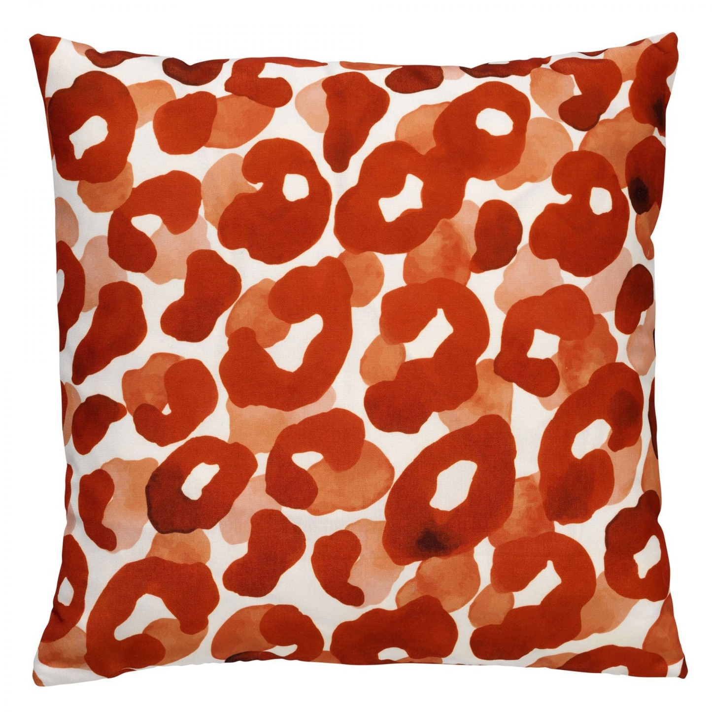 Red Print Floral Outdoor Cushion