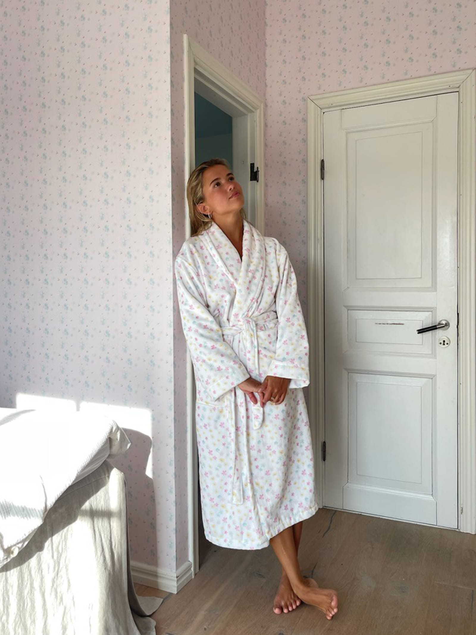 Summer Vibe Colorful Little Flower Robe 