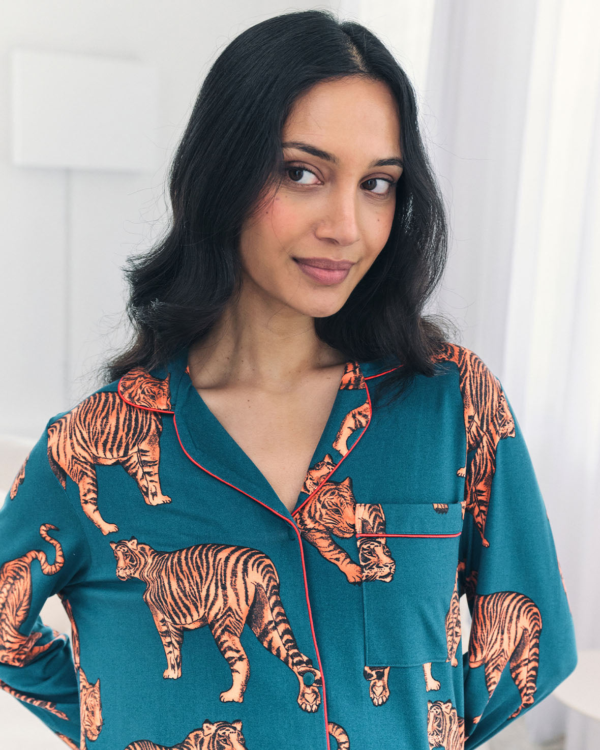 Maternity Tiger Print Nightshirt