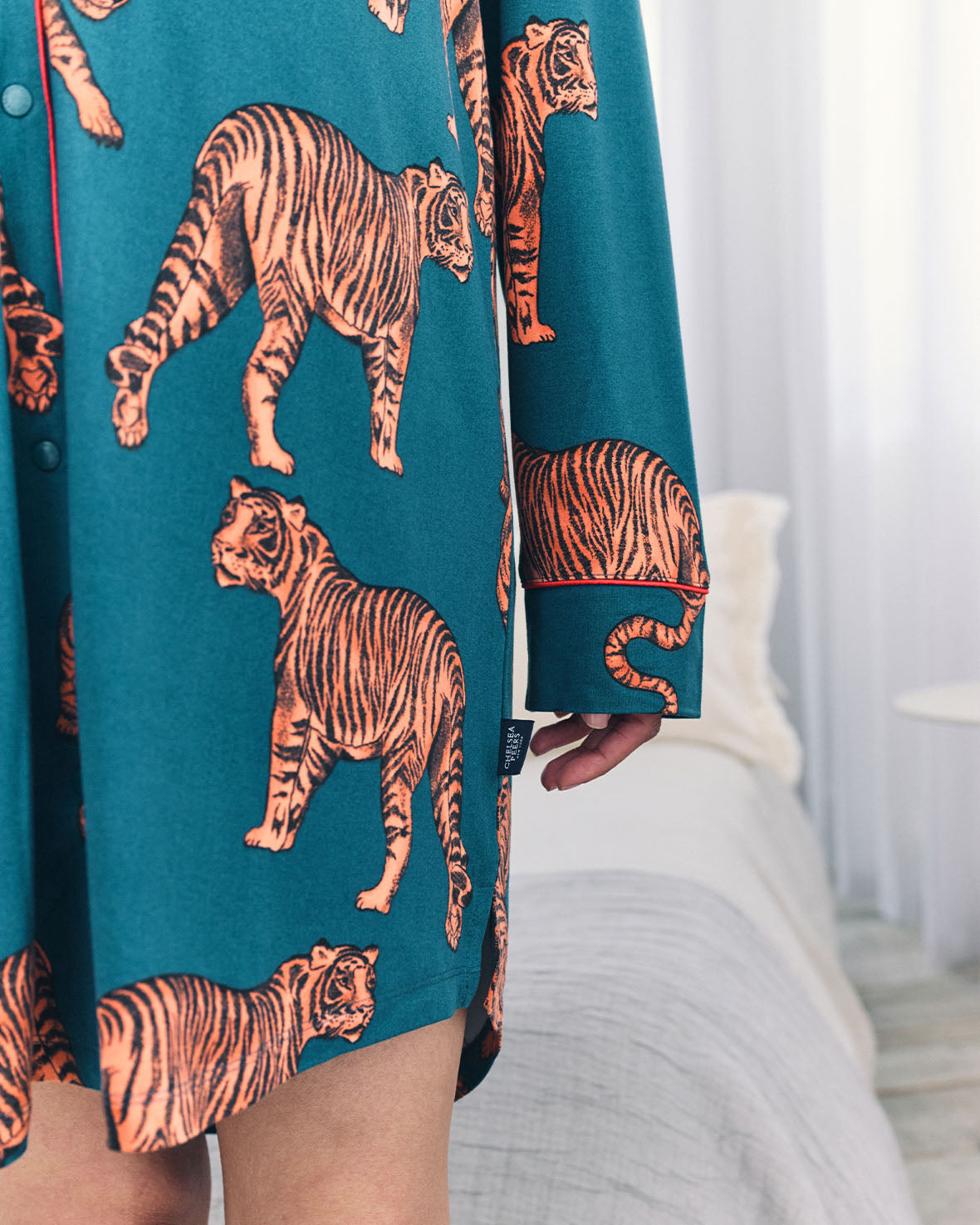 Maternity Tiger Print Nightshirt