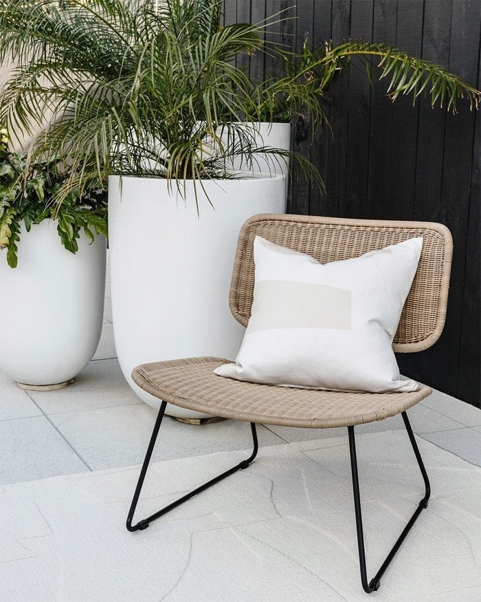 Irregular Geometric Print Outdoor/Indoor Cushion  