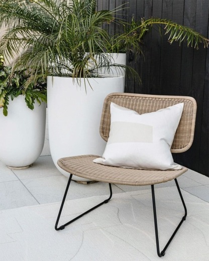 Irregular Geometric Print Outdoor/Indoor Cushion  