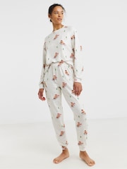 Cream Supersoft Twosie Pyjama Set