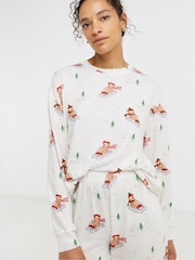 Cream Supersoft Twosie Pyjama Set