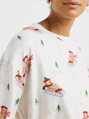 Cream Supersoft Twosie Pyjama Set