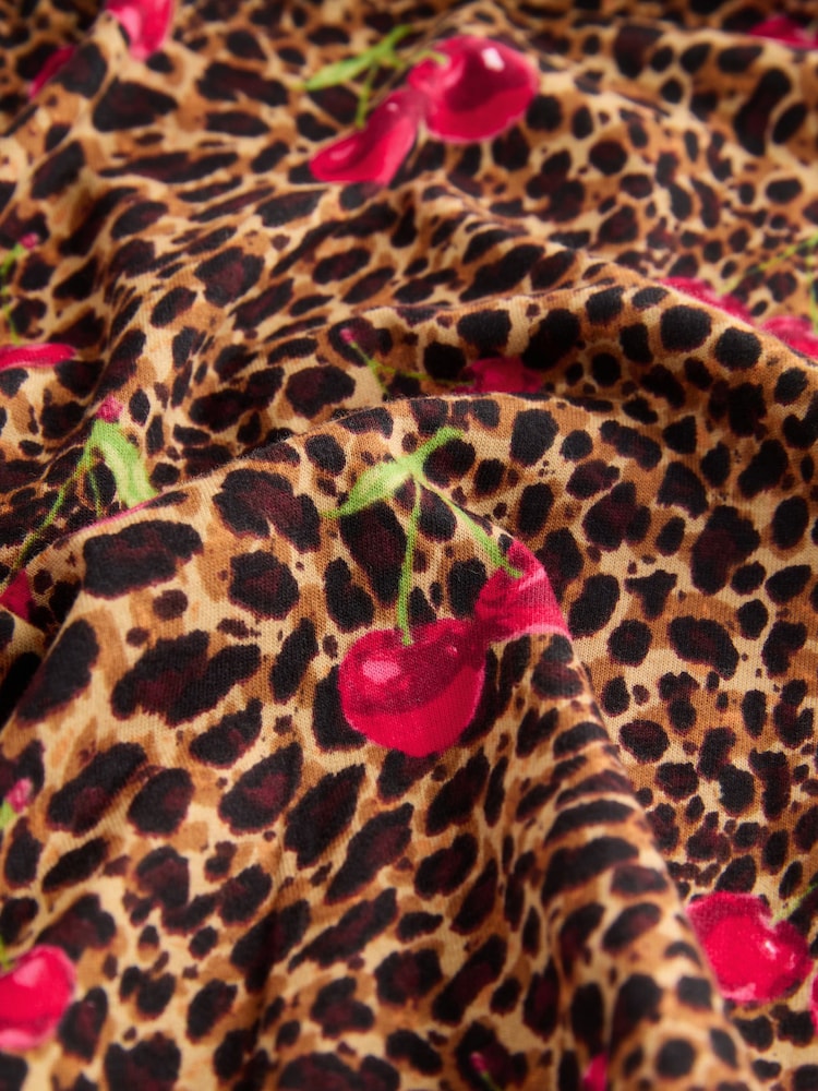 Animal Cherries Long Sleeve Pyjamas