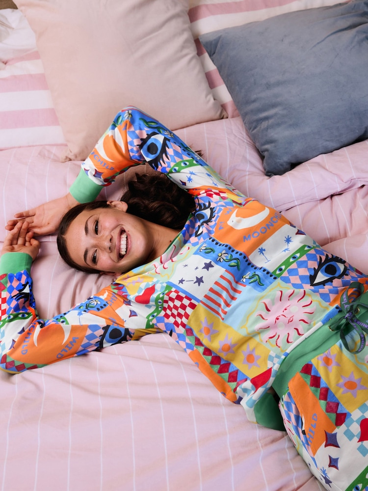 Patchwork Celestial Pyjama Set