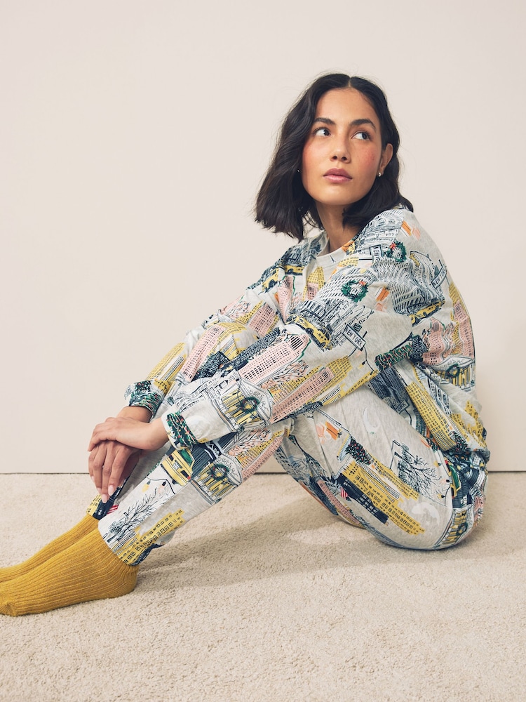 New York City Long Sleeve Pyjama Set