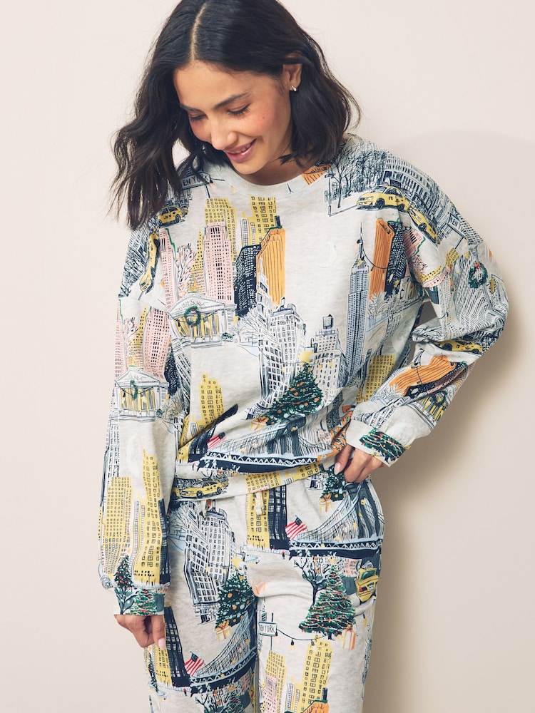 New York City Long Sleeve Pyjama Set