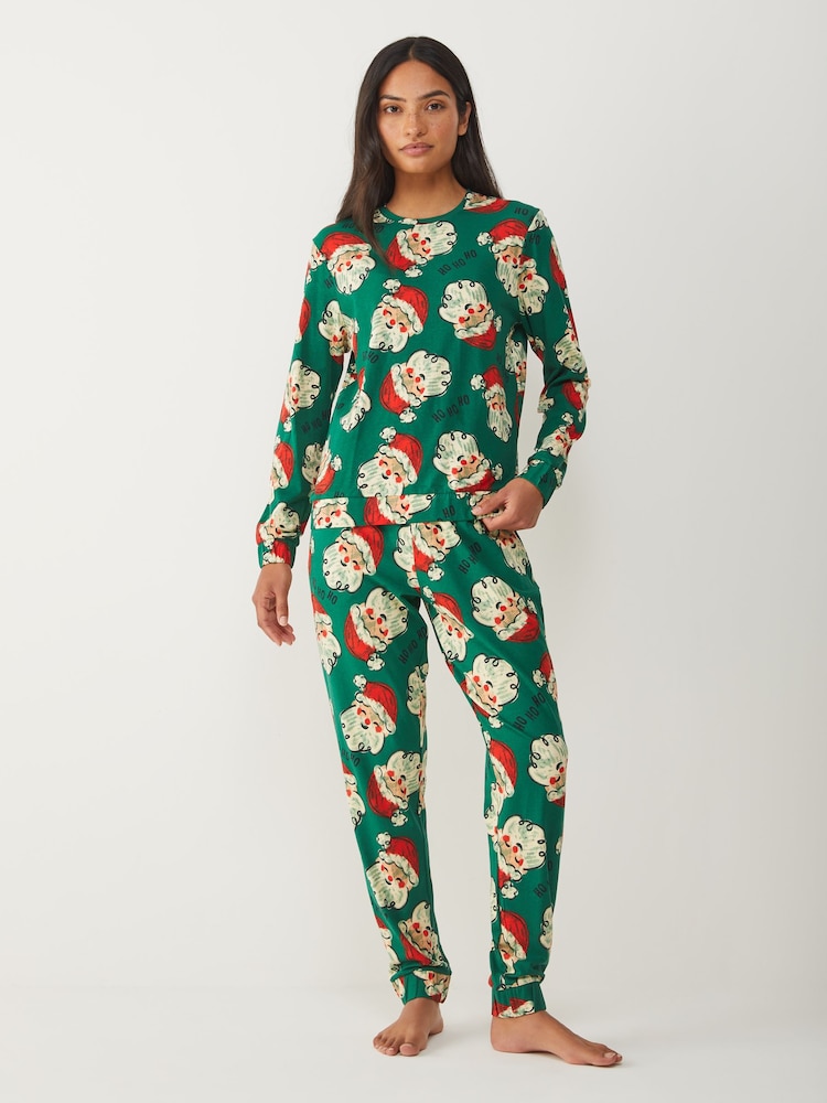 Christmas Sketch Santa Pyjamas Set