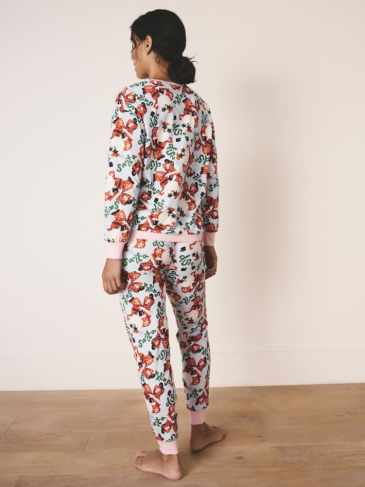 Disco Santa Christmas Pyjama Set