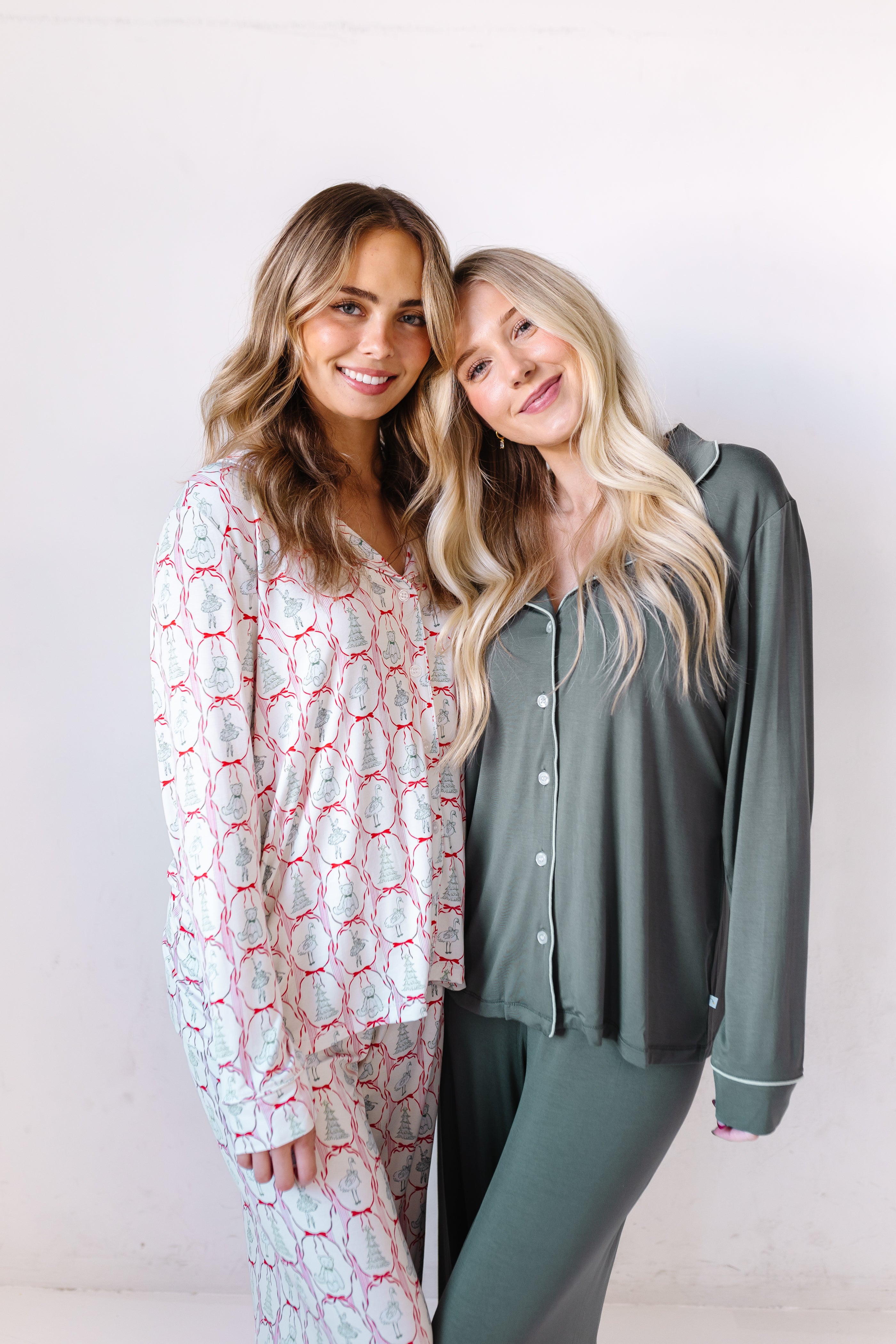 Colordate Women's Cute Beer Print Home Long Sleeve Suit