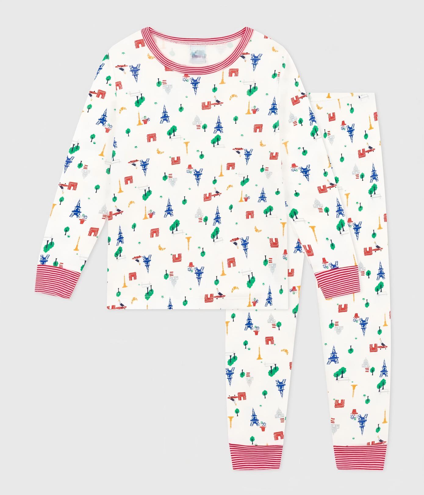 Children's Paris Print Pyjamas