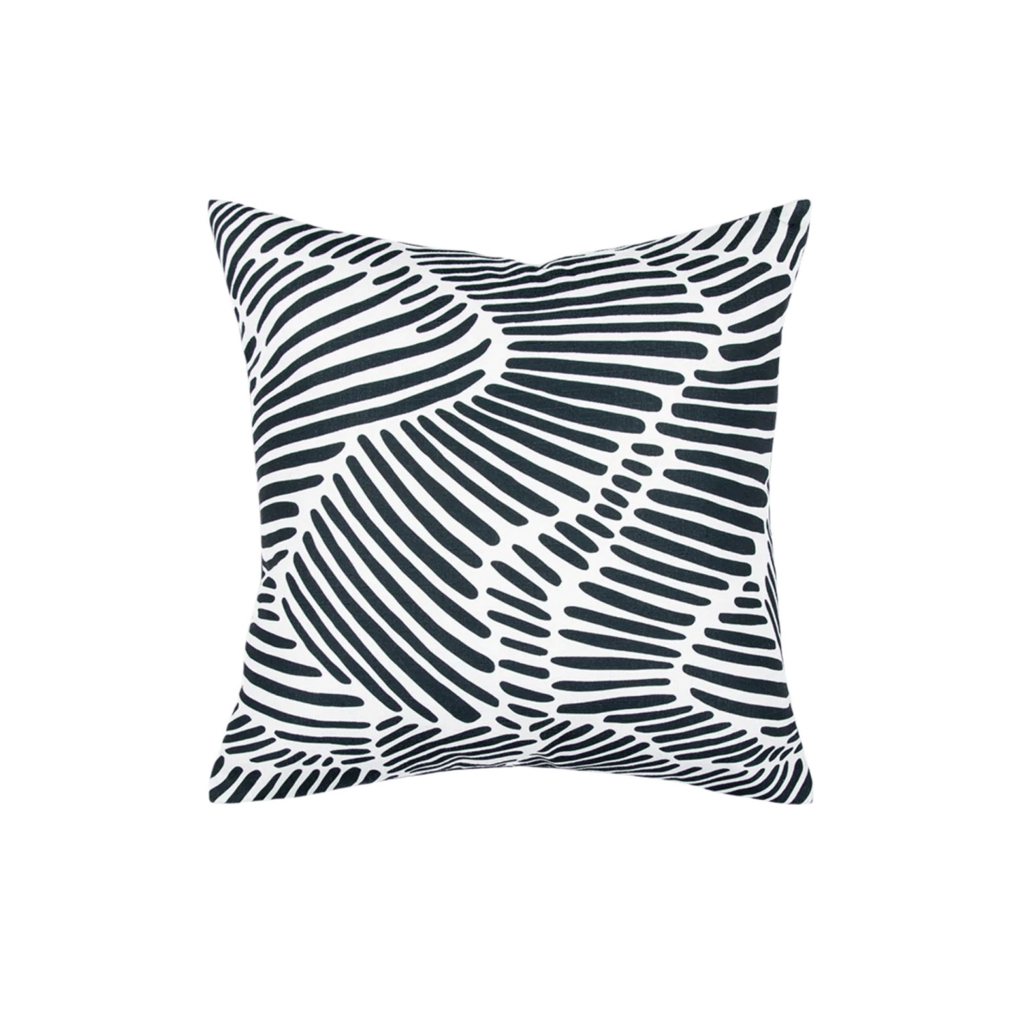 Black and White Indoor/Outdoor Cushion