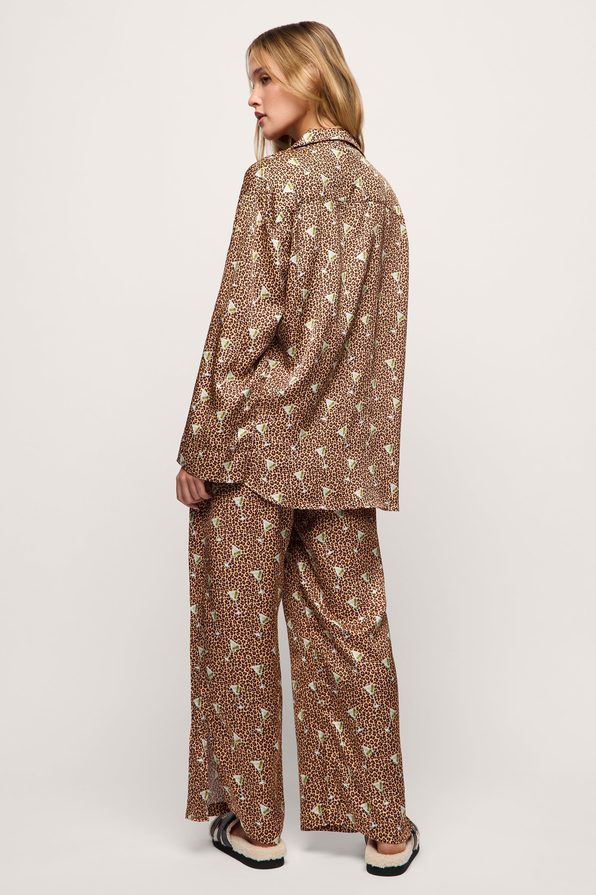 Martini Animal Long Pajama Set