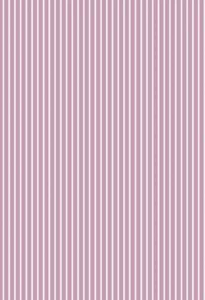 Mauve Stripe Women's Long Sleeve Organic Cotton Pyjama Trouser Set
