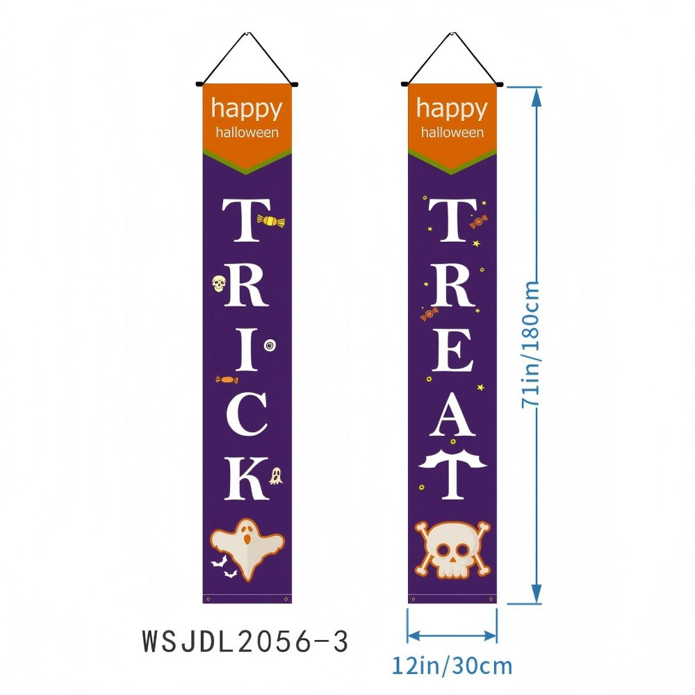 Halloween "Trick or Treat" Door Banners