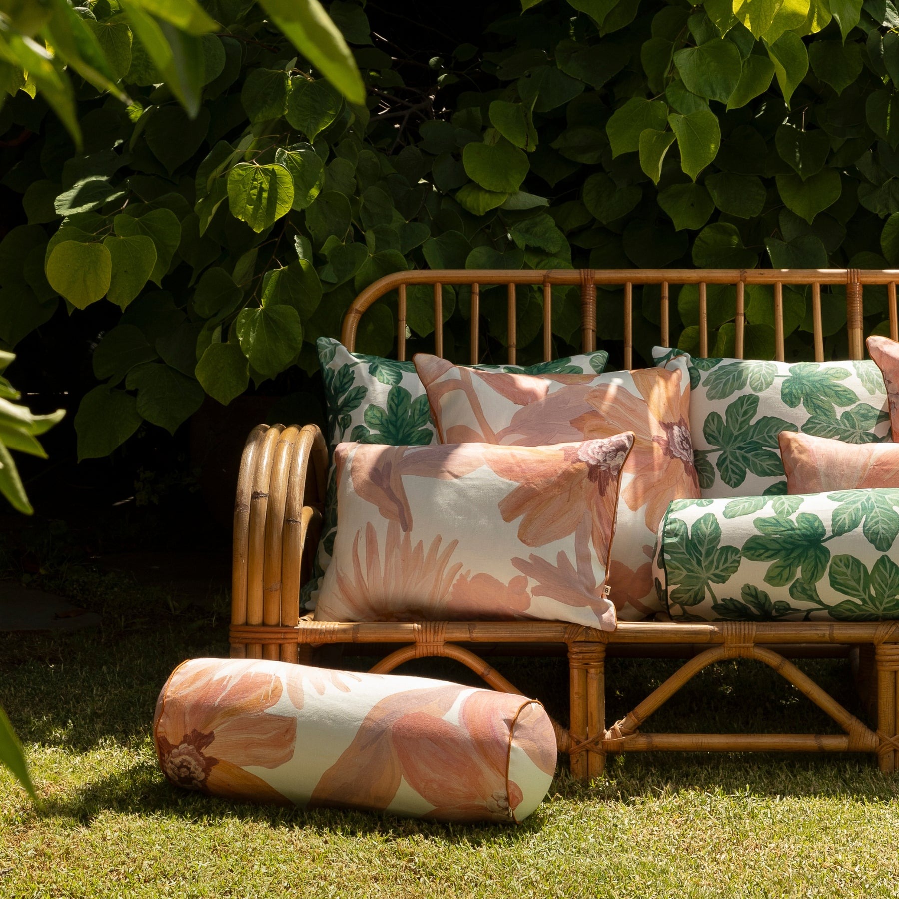 Cornflower Pink Outdoor Cushion