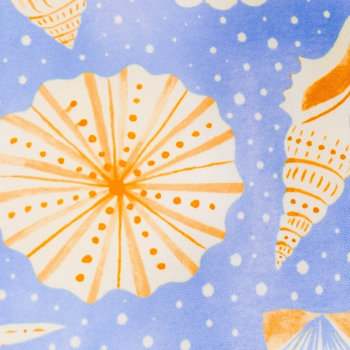 Sea Shells Outdoor Printed Cushion Blue