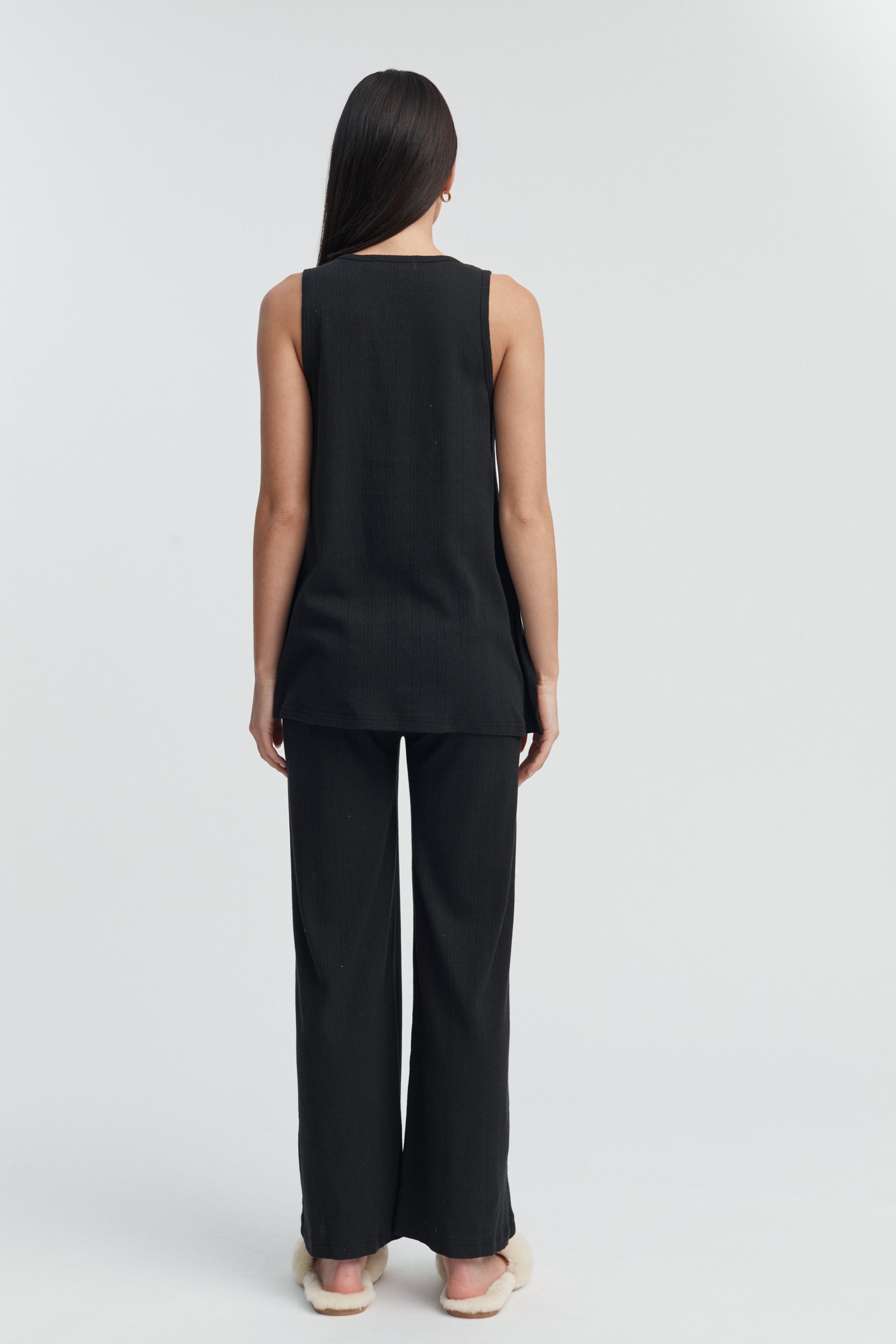 Pointelle Sleep Tank Maternity Pyjama Set