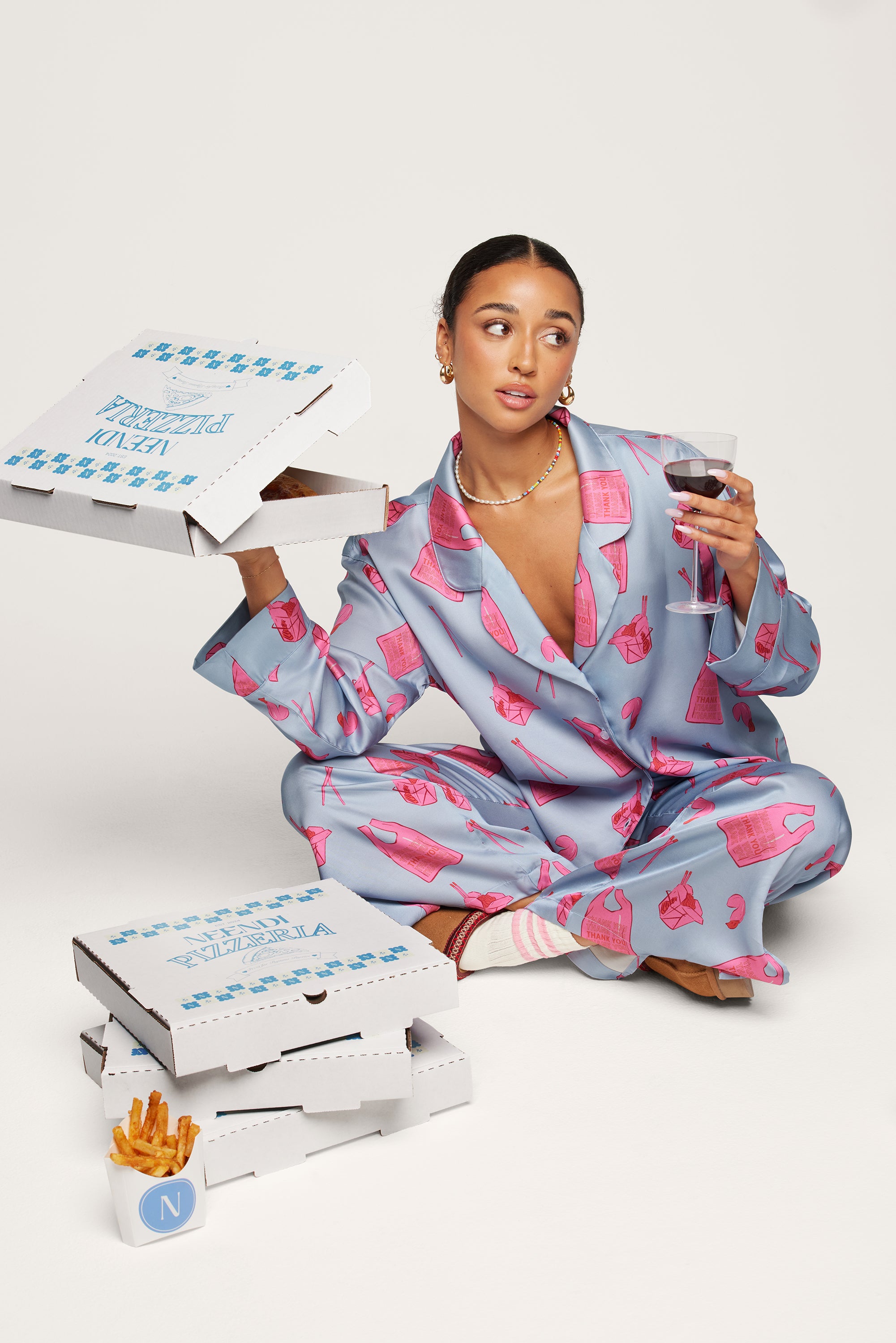 Takeout Long Pajama Set
