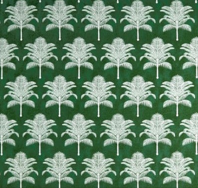 Emerald Green Palms Outdoor Cushion