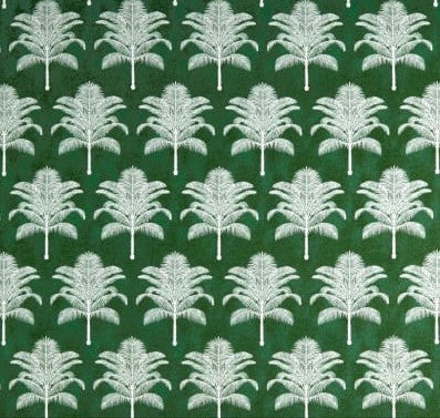 Emerald Green Palms Outdoor Cushion