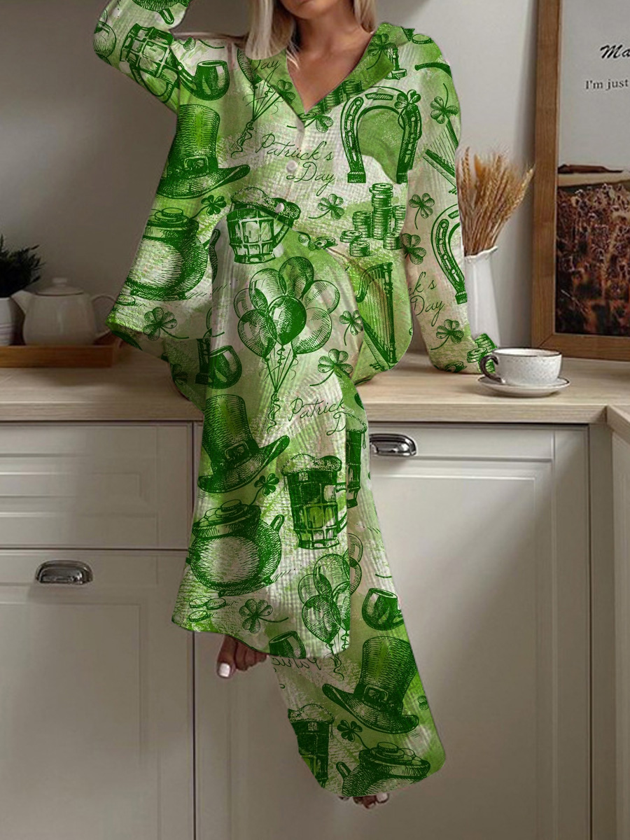 Women's St. Patrick's Day Pajama Set