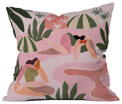 How I Will Spend The Summer Outdoor Pillow