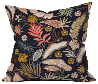 Abstract Tropical Jungle Outdoor Cushion