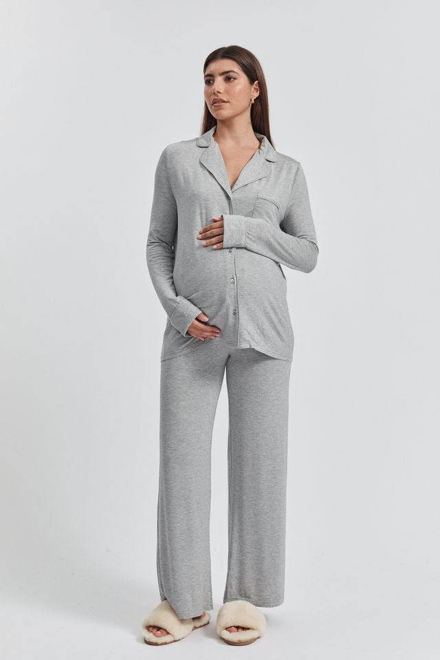 PJ Cloud Shirt Maternity Pyjama Set