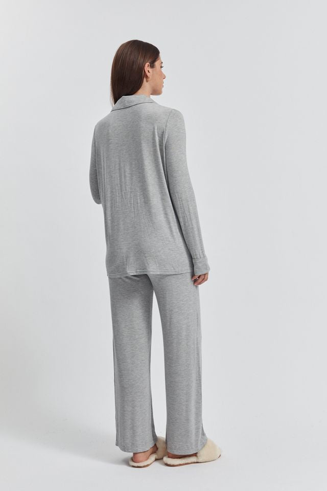 PJ Cloud Shirt Maternity Pyjama Set