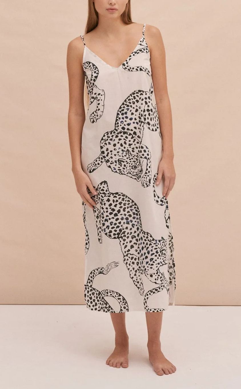  Cream Animal Print Pajamas