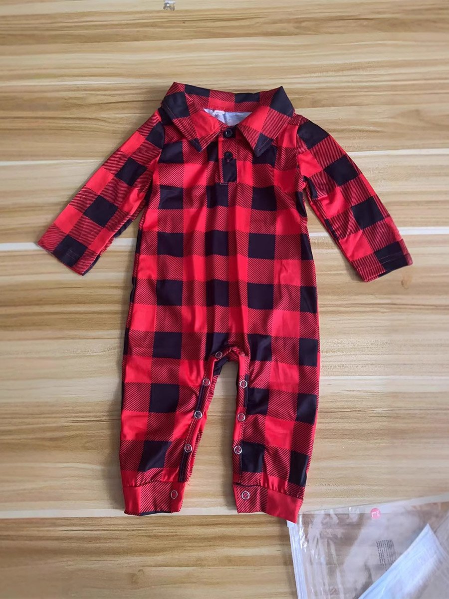Christmas Plaid Family Homewear Set