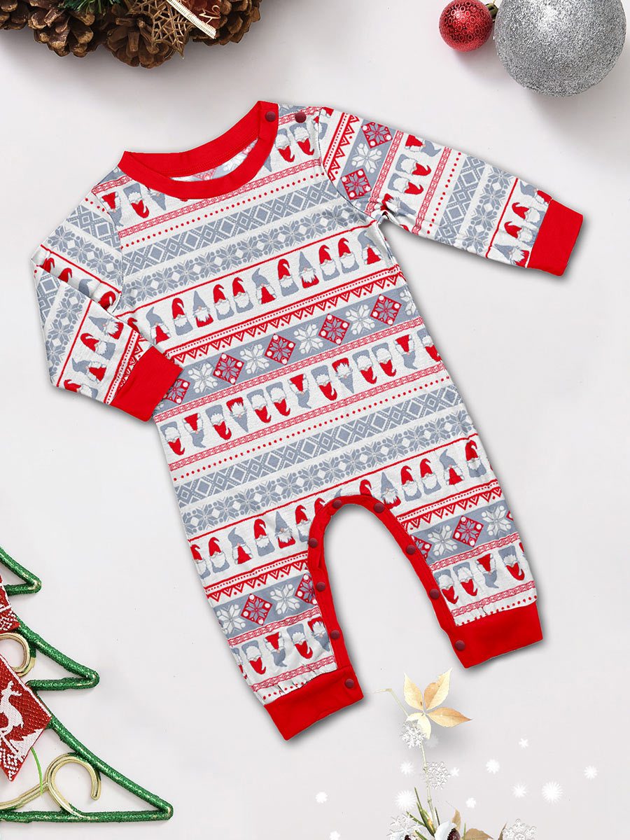 Christmas Santa Family Home Clothes Set