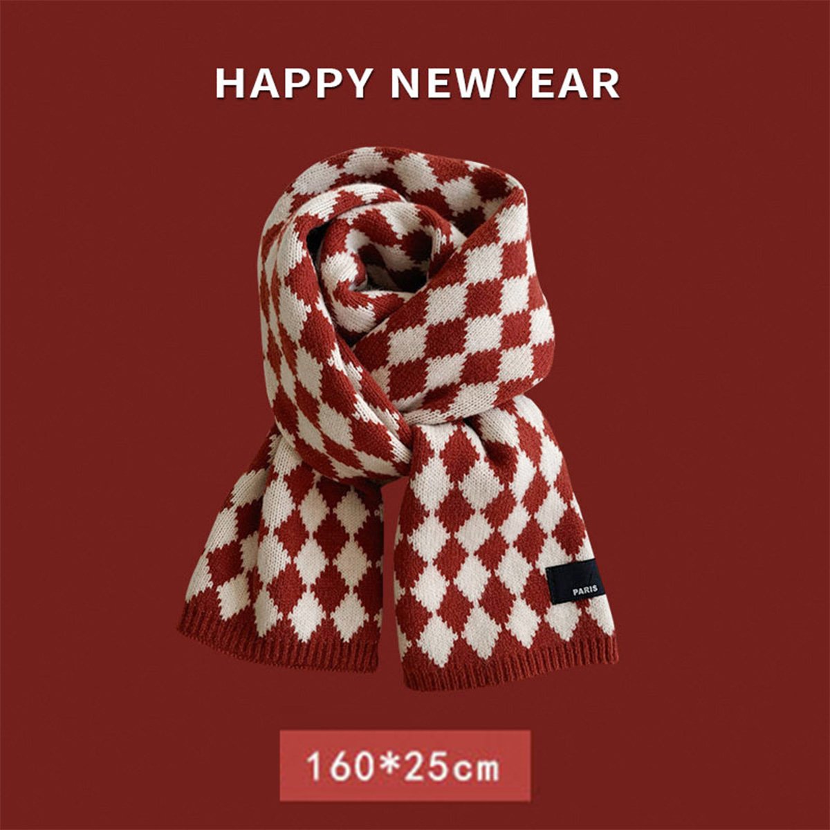 Christmas Ankola Red Scarf