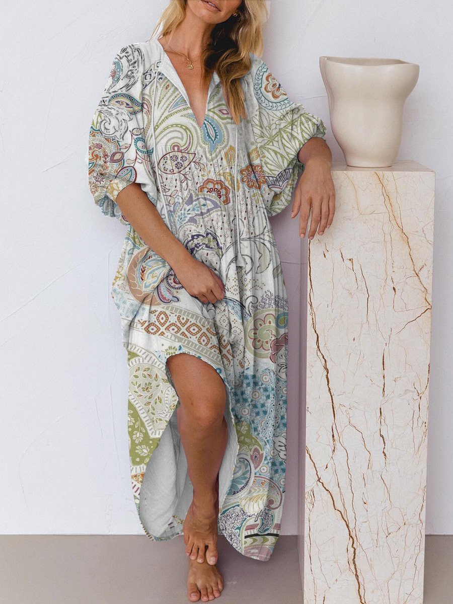 Women's Bohemian Printed Lounge Dress