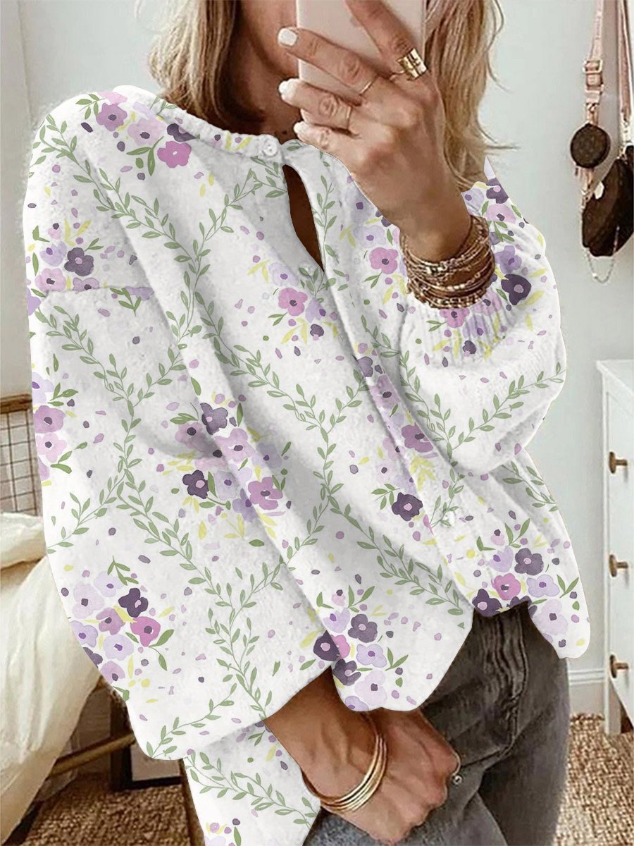 Women's Garland Floral Cardigan