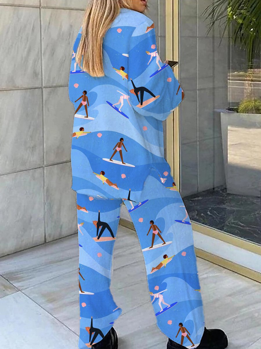 Women's Water Yoga Sweater Set