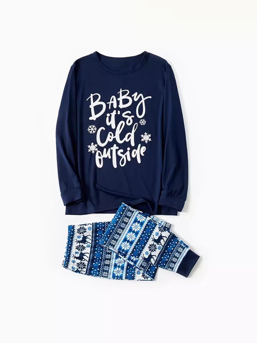 Christmas Printed Family Homewear Set