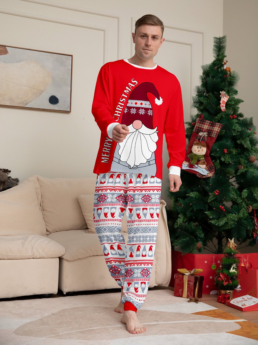 Christmas Santa Family Home Clothes Set