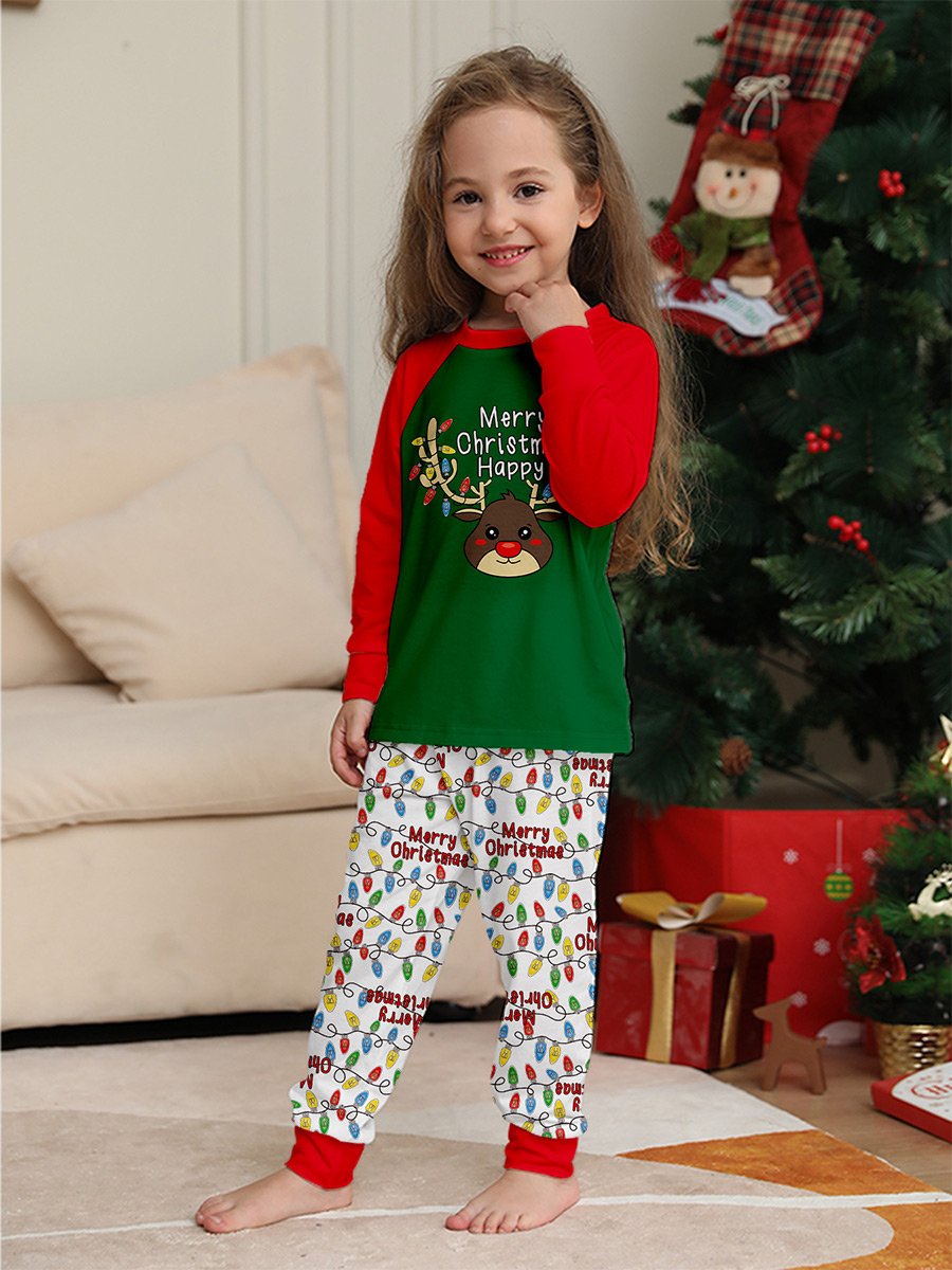 Christmas Antler Print Family Set