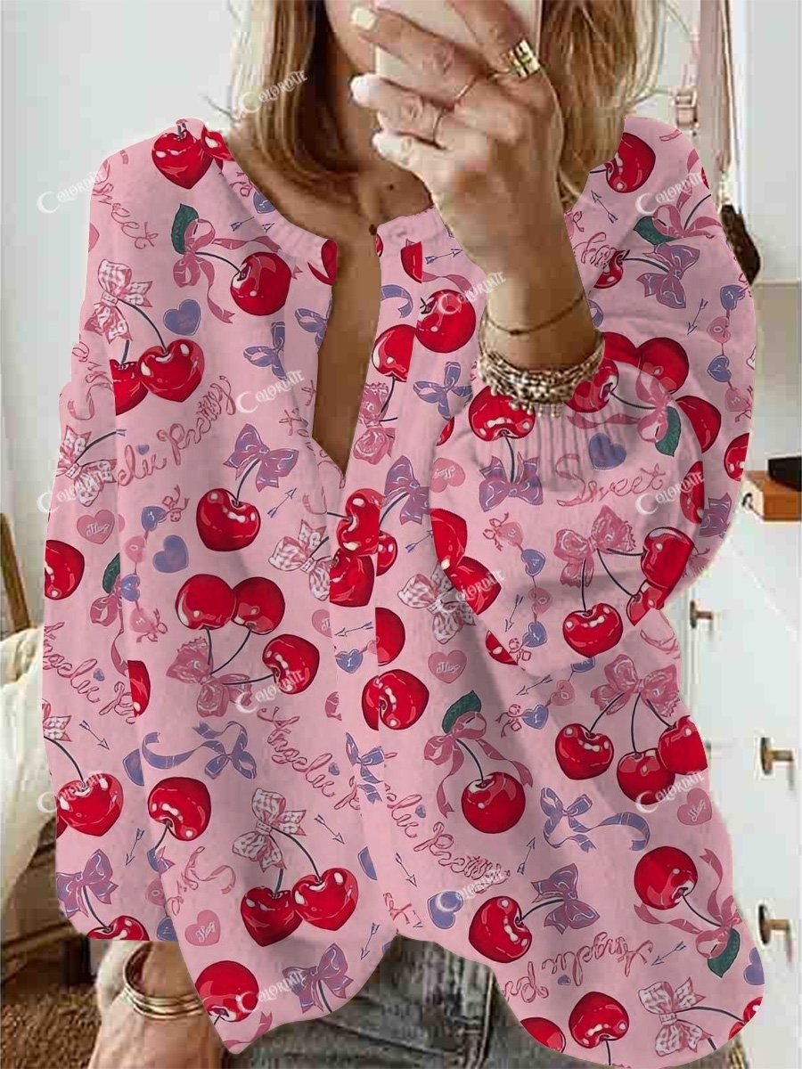 Women's Cherry Cardigan