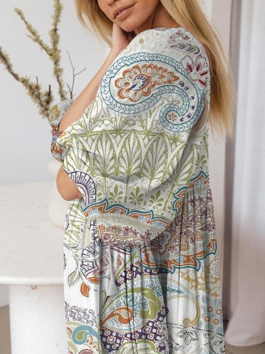 Women's Bohemian Printed Lounge Dress