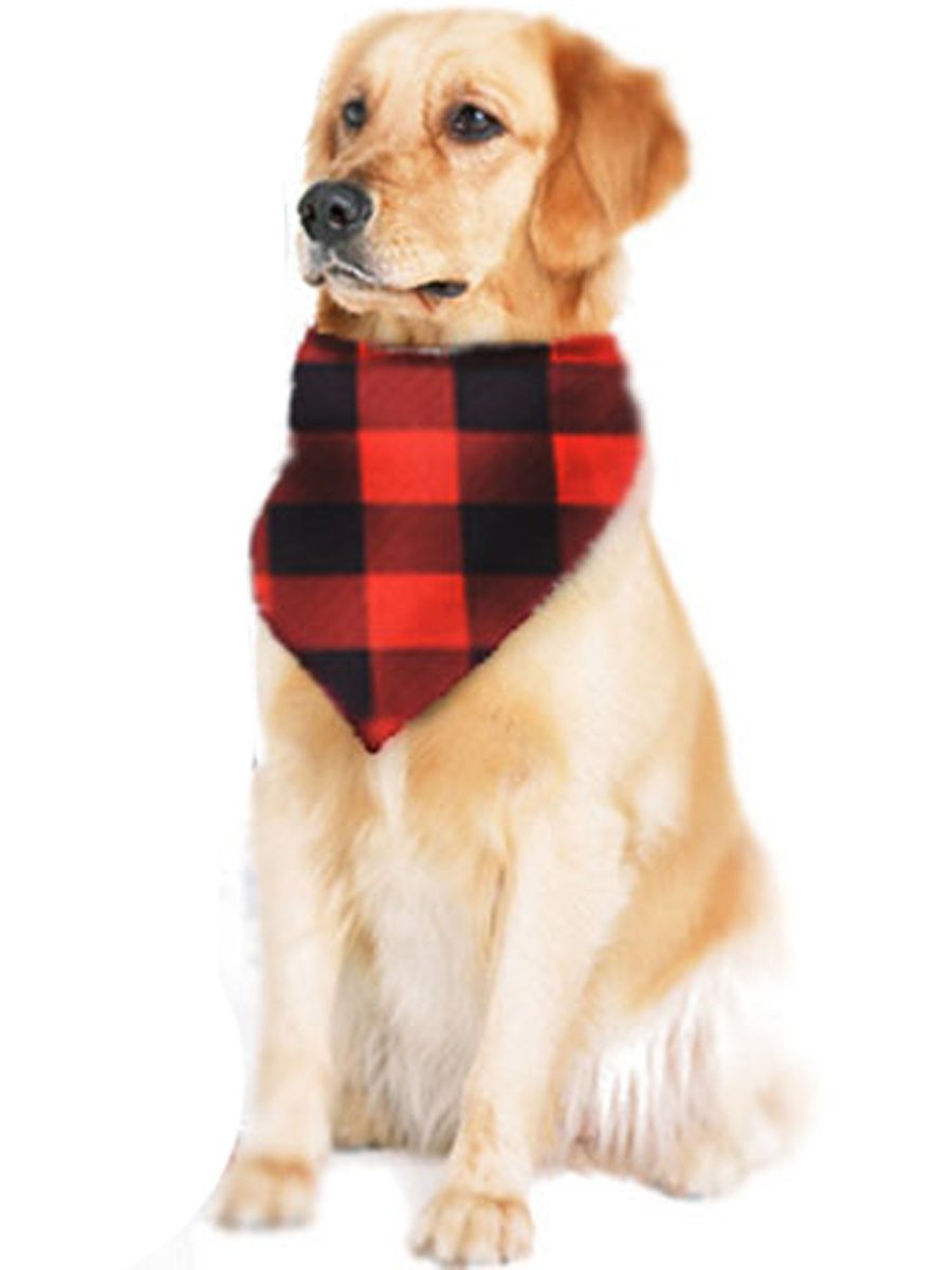 Family Set Christmas Plaid Print Family Pajamas