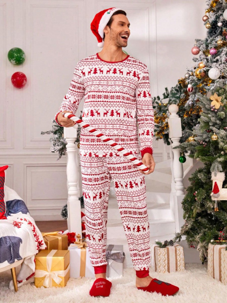 Christmas Cotton Parent-child Pajama Set