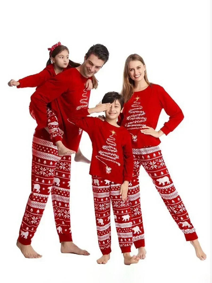 Christmas Tree Family Pajama Set